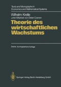 Cover: Theorie des wirtschaftlichen Wachstums - Springer