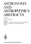 Cover: Literature 1984, Part 1 - Springer