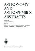 Cover: Literature 1984, Part 2 - Springer