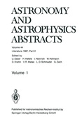 Cover: Literature 1987, Part 2 - Springer