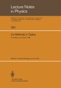 Cover: Lie Methods in Optics - Springer