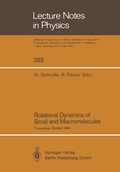 Cover: Rotational Dynamics of Small and Macromolecules - Springer