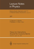 Cover: Heavy Ion Interactions Around the Coulomb Barrier - Springer