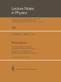Cover: Resonances - Springer