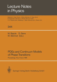 Enlarge image Cover: PDEs and Continuum Models of Phase Transitions - Springer