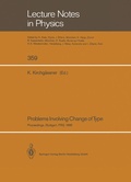 Cover: Problems Involving Change of Type - Springer