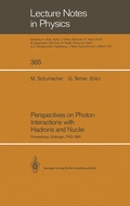Cover: Perspectives on Photon Interactions with Hadrons and Nuclei - Springer