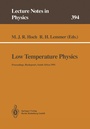 Cover: Low Temperature Physics - Springer