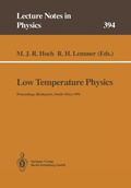 Cover: Low Temperature Physics - Springer