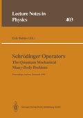 Cover: Schr&ouml;dinger Operators The Quantum Mechanical Many-Body Problem - Springer