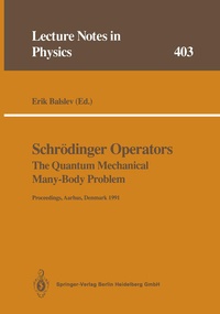 Enlarge image Cover: Schrödinger Operators The Quantum Mechanical Many-Body Problem - Springer