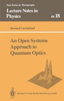 Cover: An Open Systems Approach to Quantum Optics - Springer
