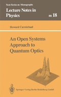 Cover: An Open Systems Approach to Quantum Optics - Springer
