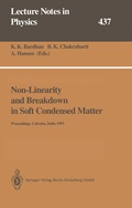 Cover: Non-Linearity and Breakdown in Soft Condensed Matter - Springer