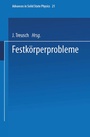 Cover: Festkörperprobleme - Springer