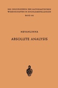 Cover: Absolute Analysis - Springer