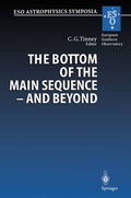 Cover: The Bottom of the Main Sequence - And Beyond - Springer