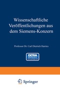 Cover: Wissenschaftliche Ver&ouml;ffentlichungen aus dem Siemens-Konzern - Springer