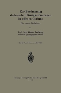 Abbildung von: Zur Bestimmung strömender Flüssigkeitsmengen im offenen Gerinne - Springer