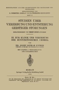 Abbildung von: III. Zur Klinik und Vererbung der Huntingtonschen Chorea - Springer
