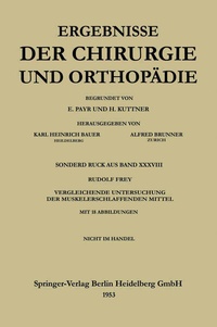 Abbildung von: V. Vergleichende Untersuchung der muskelerschlaffenden Mittel - Springer
