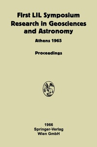 Abbildung von: Proceeding of the First Lunar International Laboratory (LIL) Symposium Research in Geosciences and Astronomy - Springer