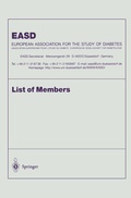 Cover: List of Members - Springer