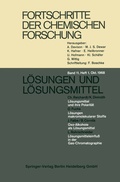 Cover: Fortschritte der chemischen Forschung - Springer