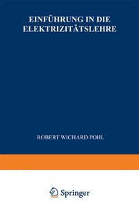 Abbildung von: Einführung in die Elektrizitätslehre - Springer