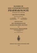 Cover: Die Pharmakologie Anorganischer Anionen - Springer