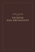 Cover: Technik der Emulsionen - Springer