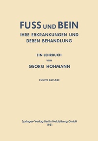 Enlarge image Cover: Fuss und Bein - J.F. Bergmann-Verlag