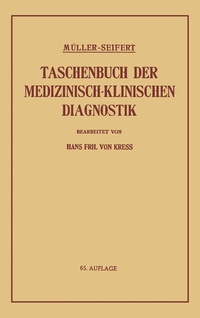 Abbildung von: Taschenbuch der Medizinisch-Klinischen Diagnostik - J.F. Bergmann-Verlag