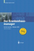 Cover: Der Krankenhausmanager - Springer