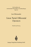 Cover: Linear Partial Differential Operators - Springer