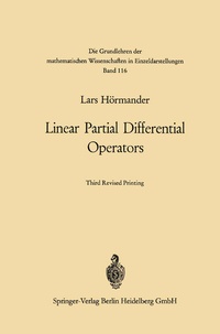 Enlarge image Cover: Linear Partial Differential Operators - Springer
