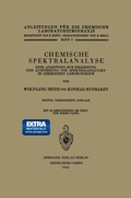 Cover: Chemische Spektralanalyse - Springer