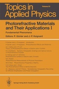 Cover: Photorefractive Materials and Their Applications I - Springer