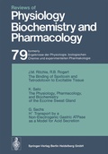 Cover: Reviews of Physiology, Biochemistry and Pharmacology - Springer