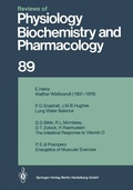 Cover: Ergebnisse der Physiologie, biologischen Chemie und experimentellen Pharmakologie - Springer