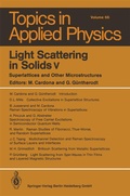 Cover: Light Scattering in Solids v - Springer