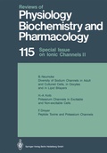 Cover: Reviews of Physiology, Biochemistry and Pharmacology - Springer