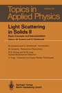 Cover: Light Scattering in Solids II - Springer
