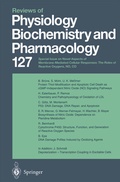 Cover: Reviews of Physiology, Biochemistry and Pharmacology - Springer