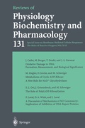 Cover: Reviews of Physiology, Biochemistry and Pharmacology 131 - Springer