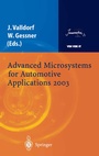 Cover: Advanced Microsystems for Automotive Applications 2003 - Springer