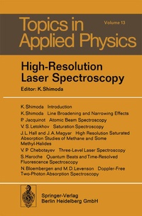 Enlarge image Cover: High-Resolution Laser Spectroscopy - Springer