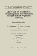 Abbildung von: Über Wesen der choreatischen Erkrankungen und ihre Behandlung, besonders mit der Pregl'schen Jodlösung - Springer