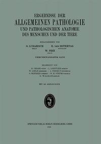Abbildung von: Ergebnisse der allgemeinen Pathologie und pathologischen Anatomie - J.F. Bergmann-Verlag