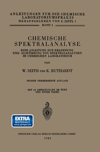 Abbildung von: Chemische Spektralanalyse - Springer